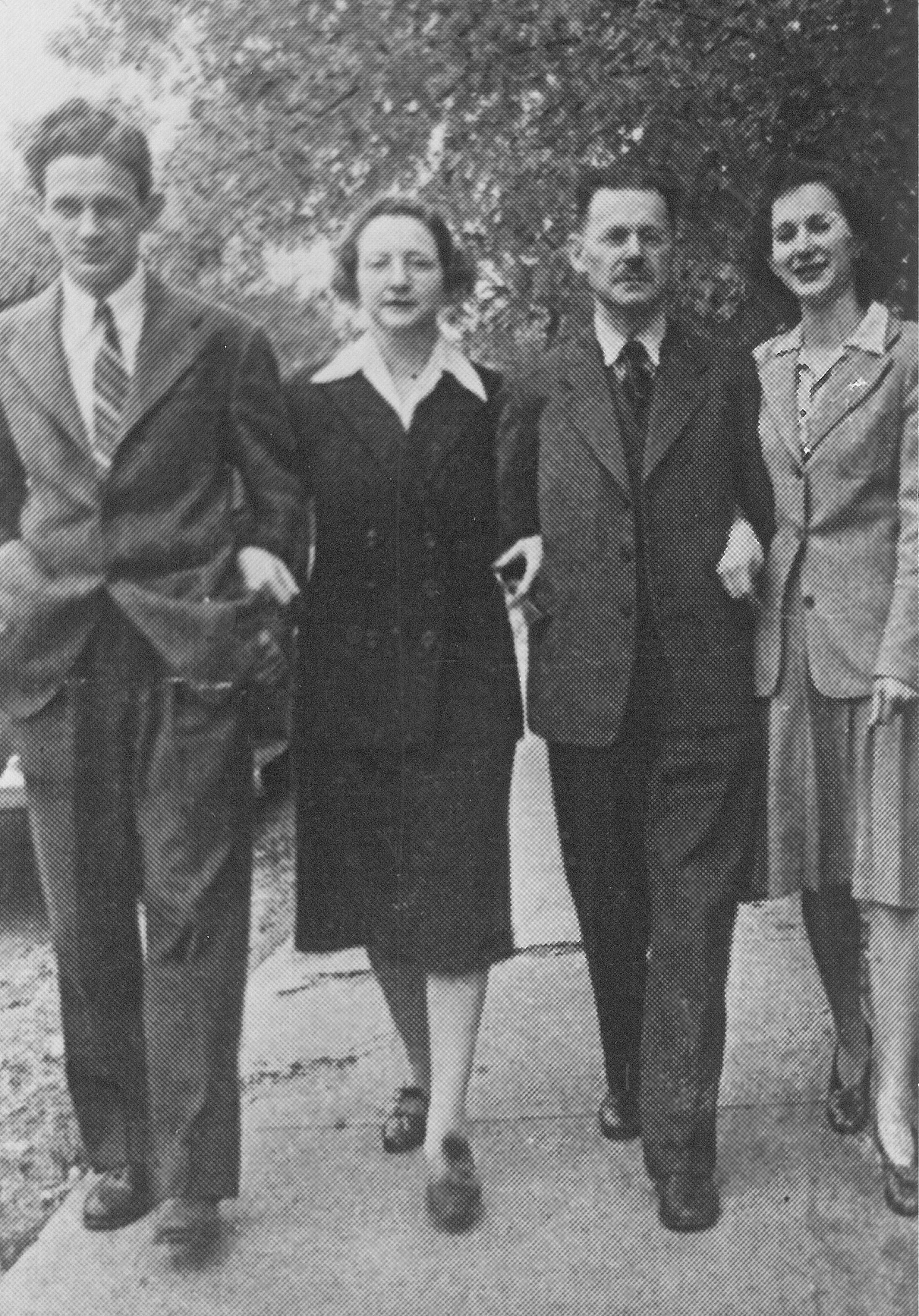 The Bernheim family in Cincinnati, Ohio, 1940.