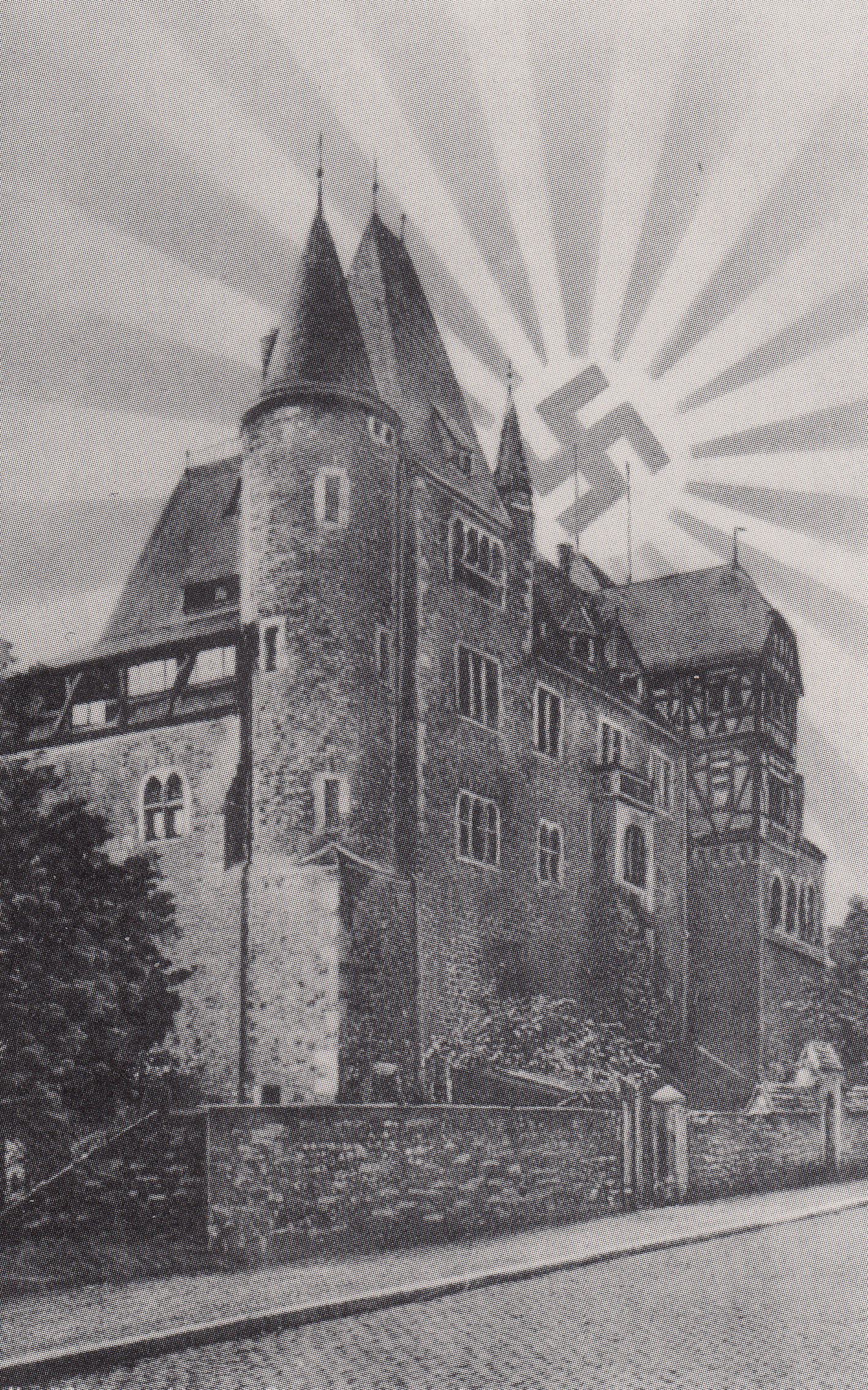 Propaganda postcard of Alzey castle