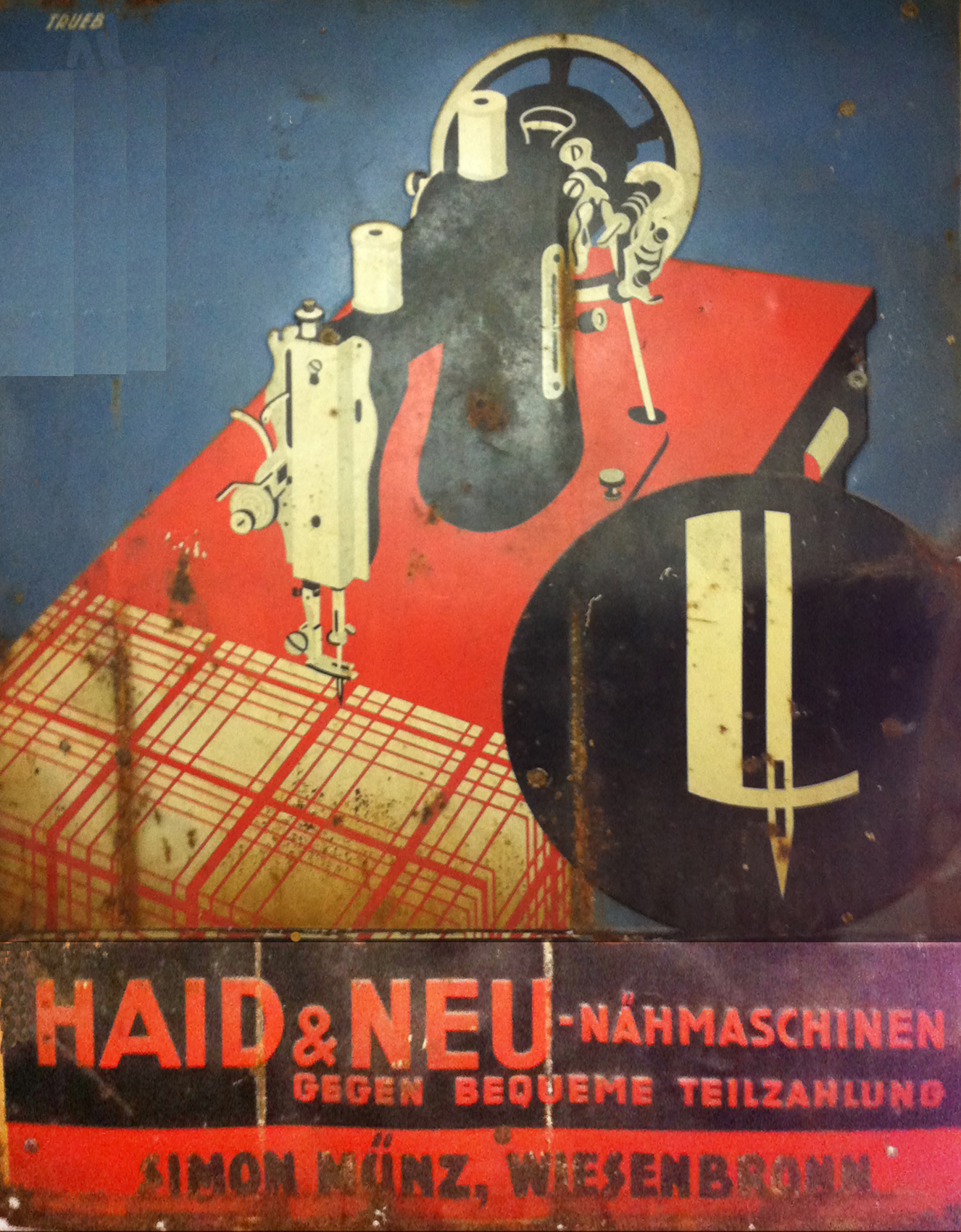 The Fröhlich family also sold sewing machines by the Haid & Neu company.