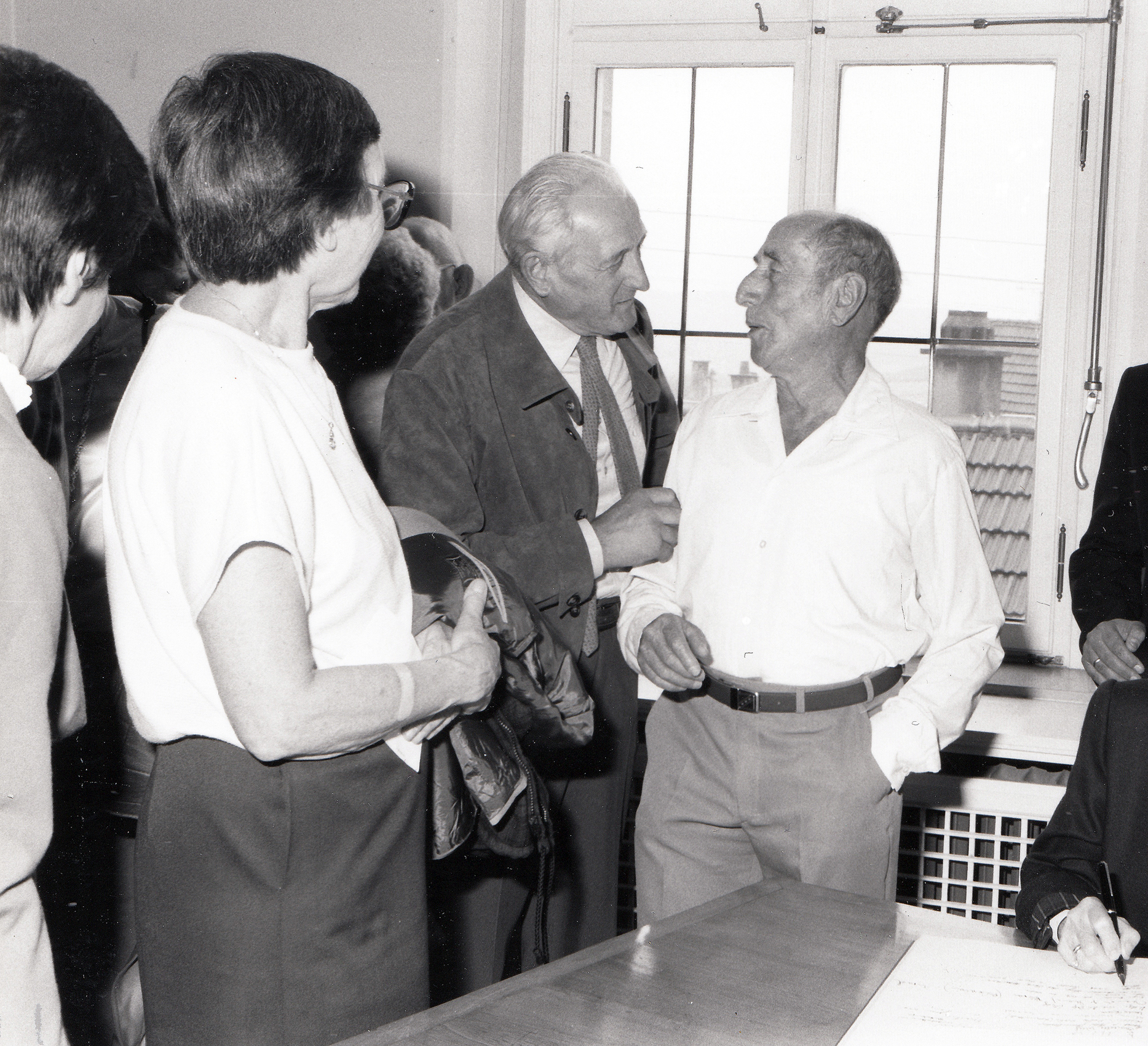 Joel Eppstein (rechts) in Hechingen, 1986.