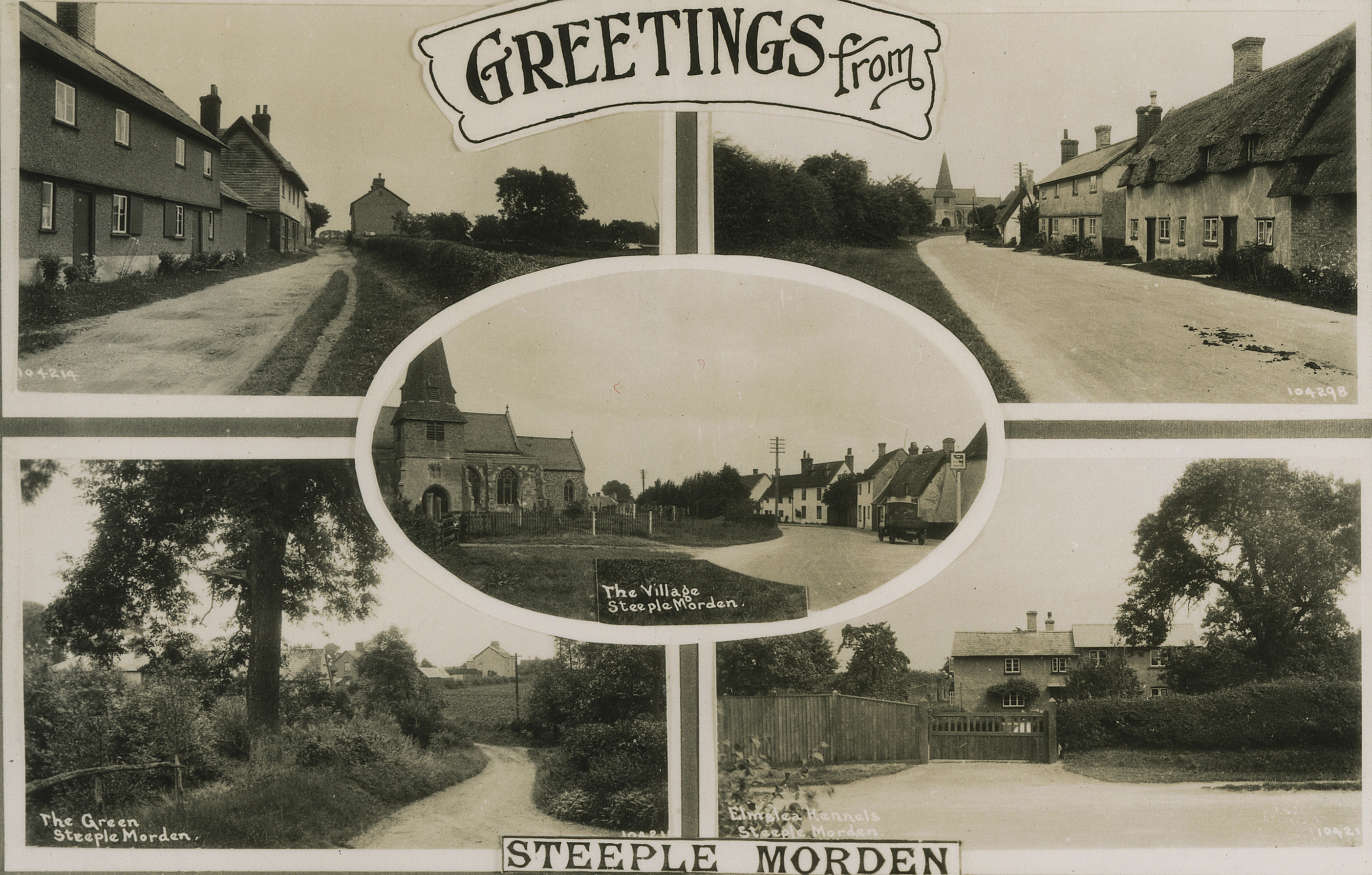 Postcard of Steeple Morden.