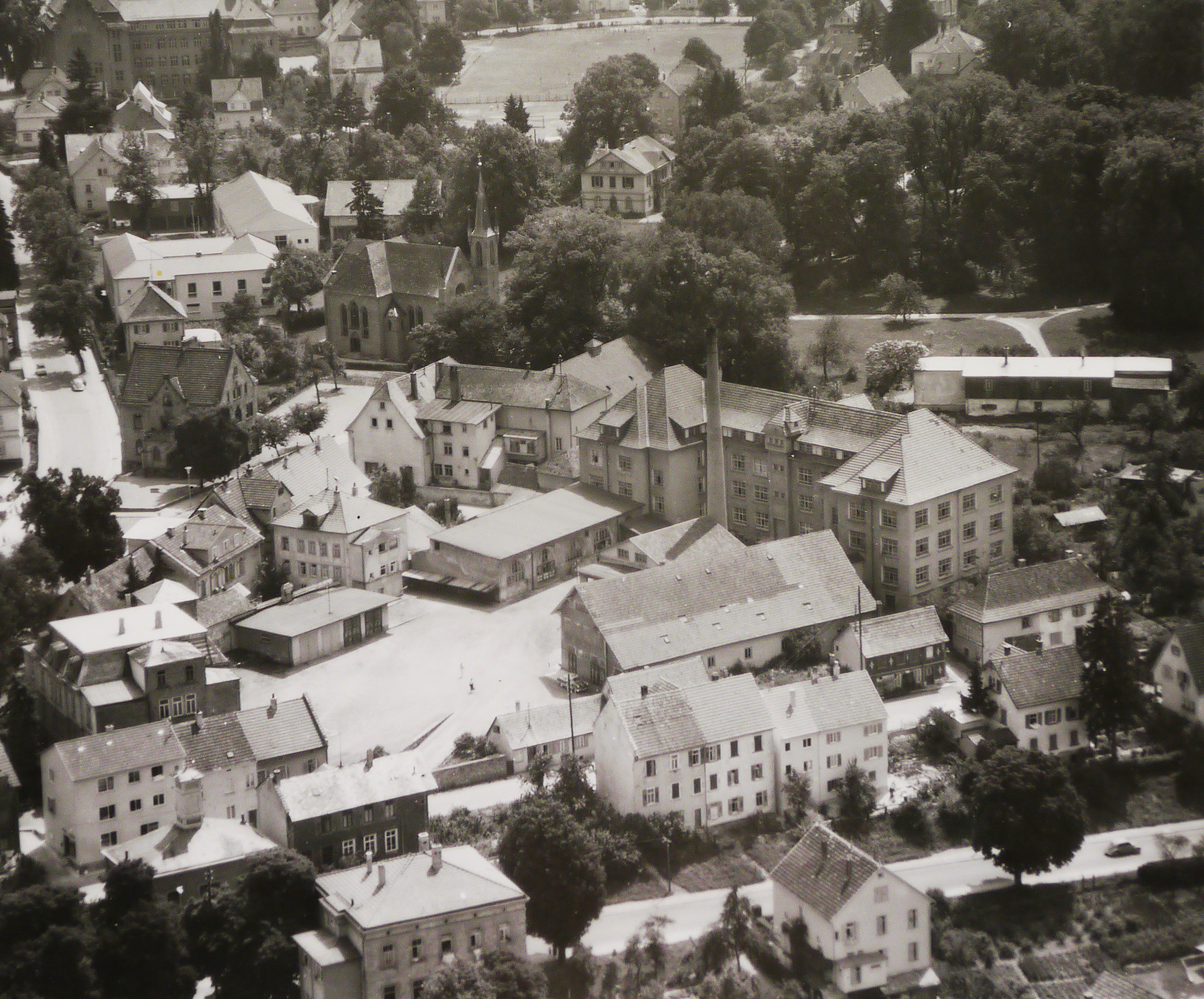 The Loewengard mechanical jersey weaving mill in Hechingen