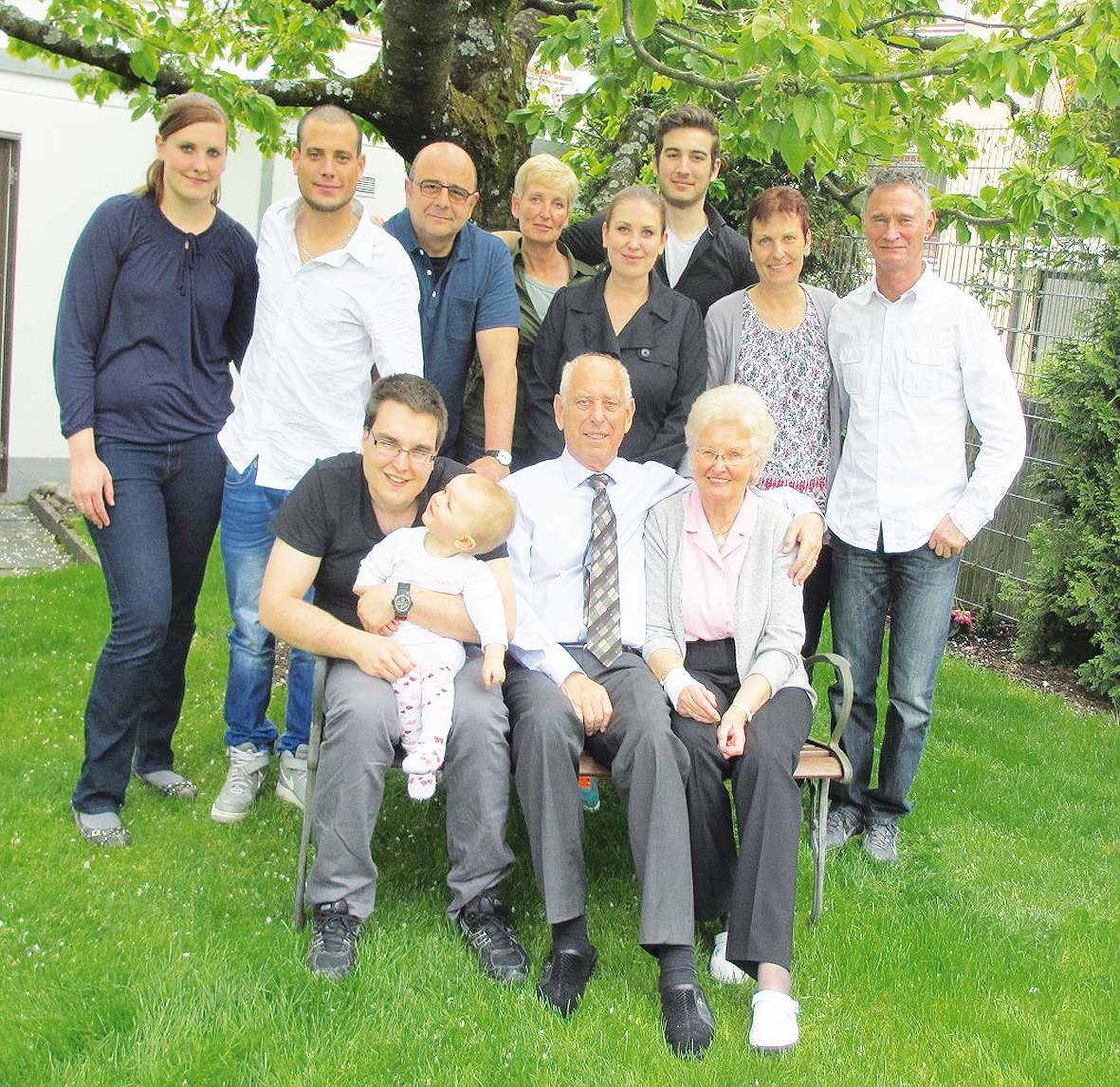 Pavel Hoffmann und seine Familie.