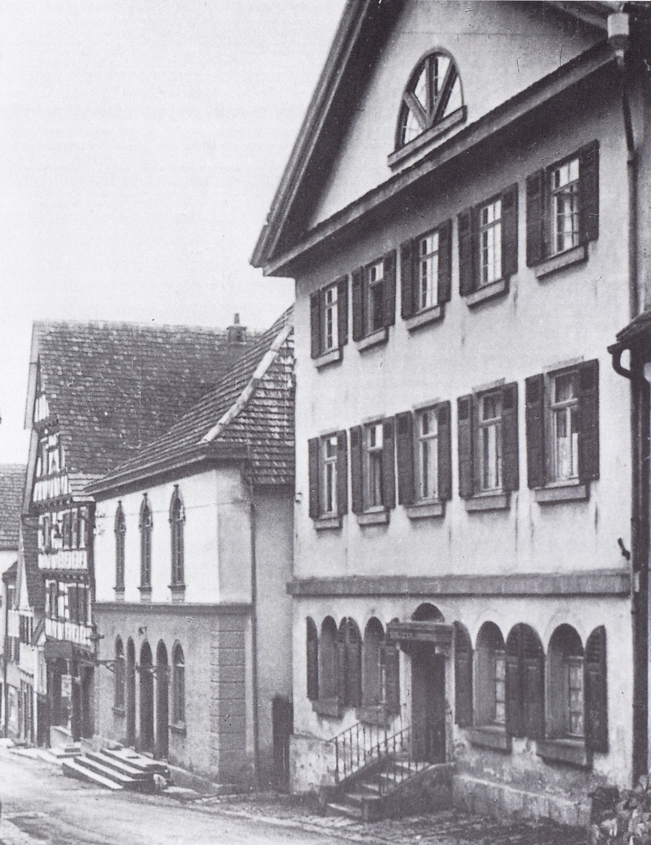 Hechingen Synagoge und jüdisches Gemeindehaus.