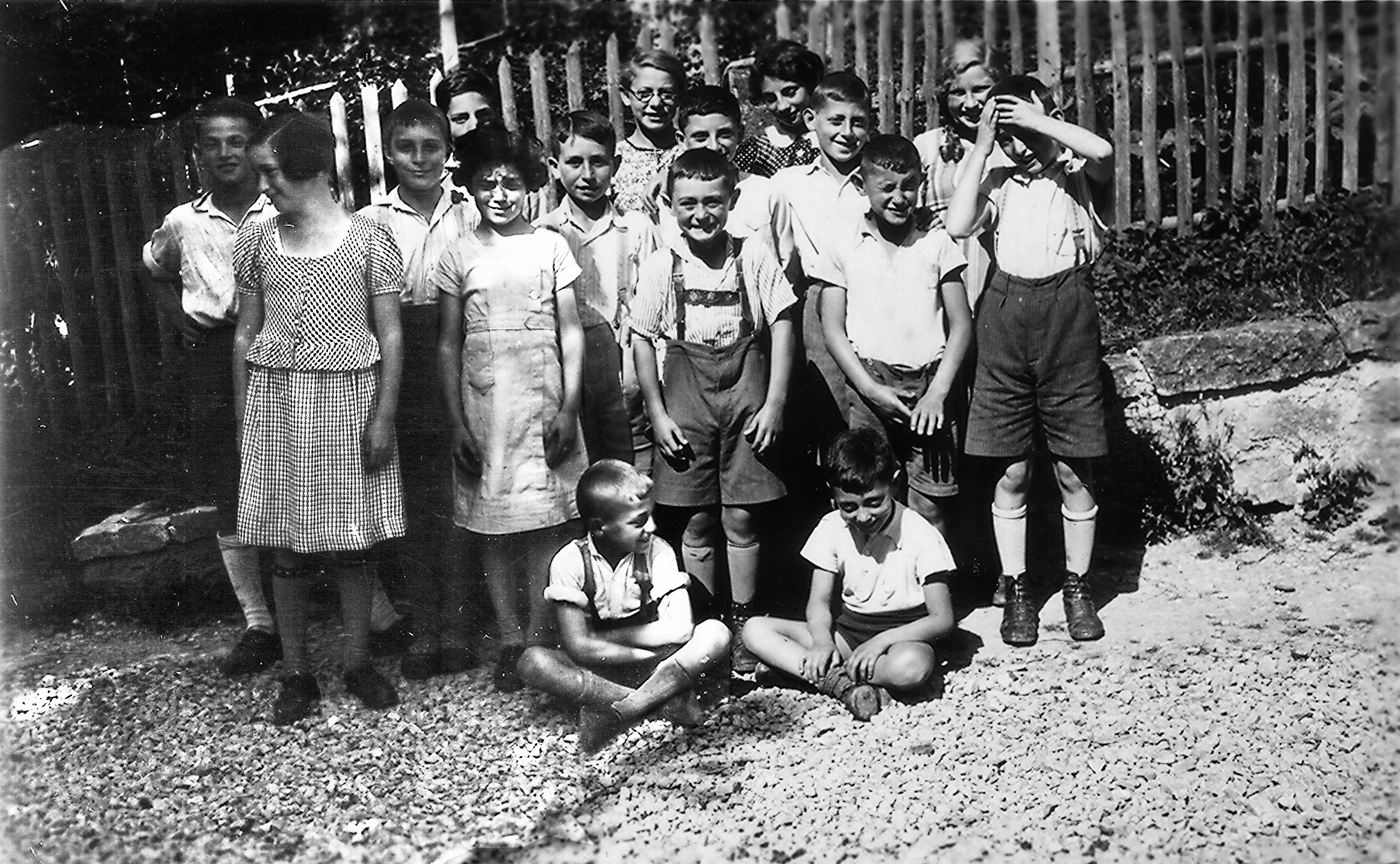 Jüdische Kinder in Rexingen um 1934.